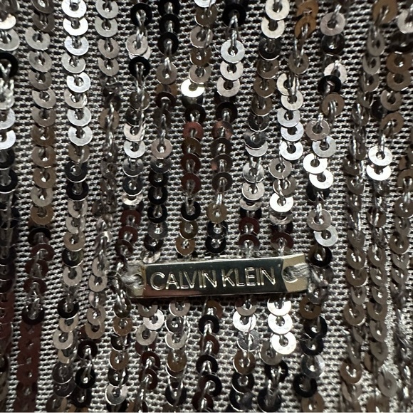 Calvin Klein V-neck sequin sleeveless top Size 2X - Picture 5 of 7